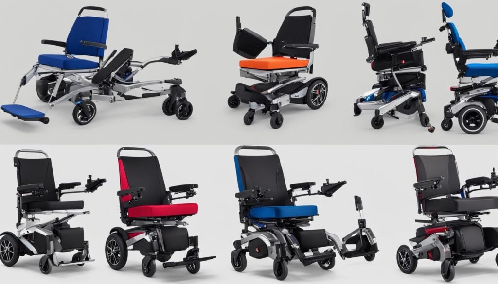 「電動輪椅」的折疊方式有哪些類型？