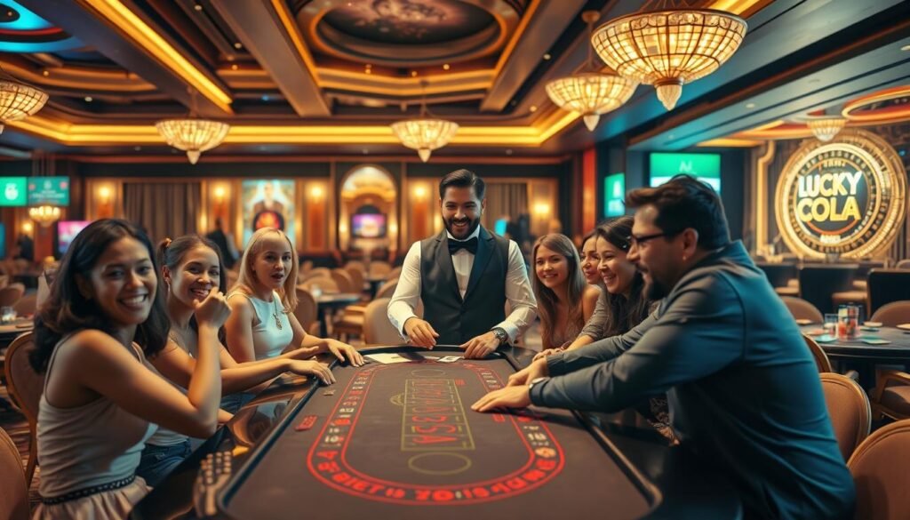 LuckyCola live dealer games