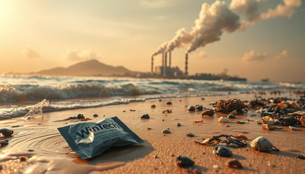 Sachets Environmental Impact Visualization Sachets Environmental Impact Visualization