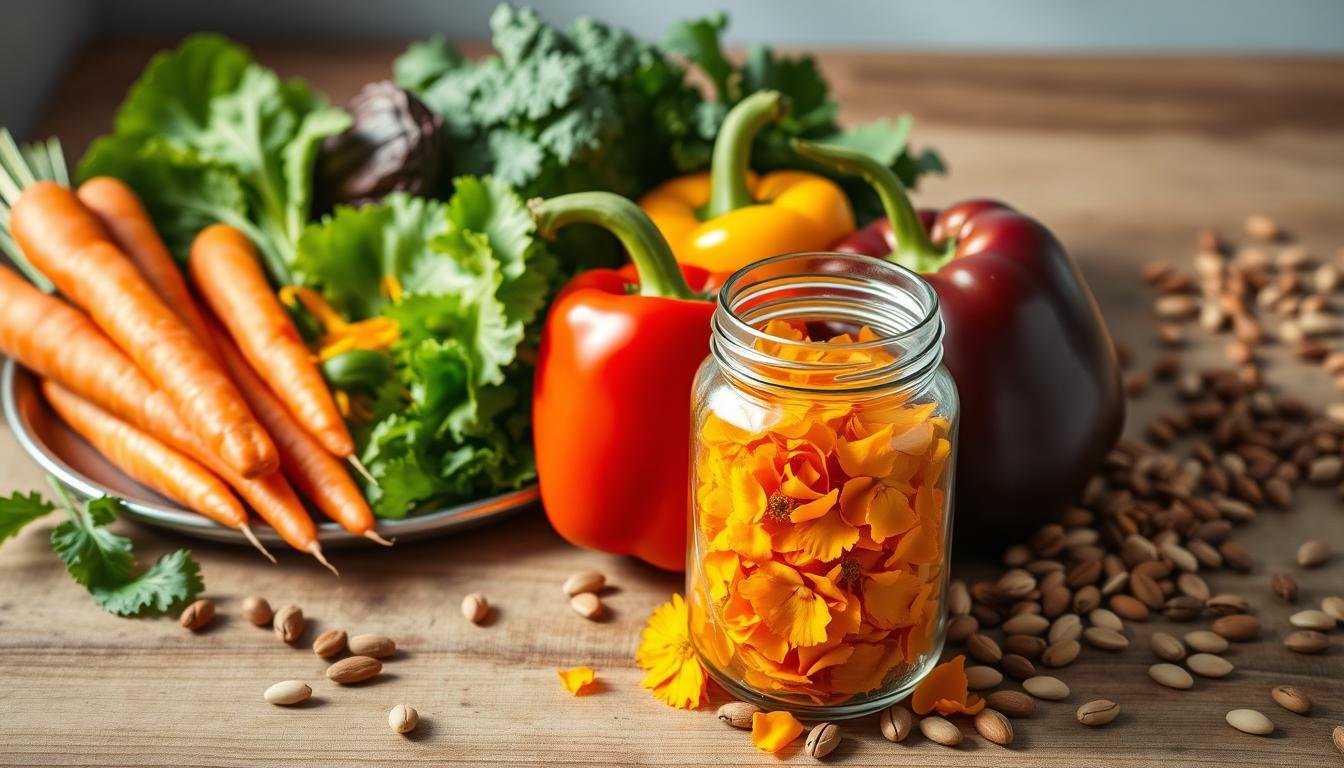 葉黃素食物與眼睛抗氧化防護系統